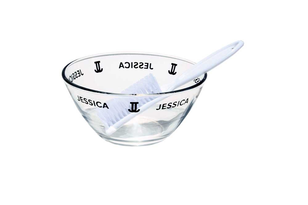 [AC320] JESSICA Maniküre Schale aus Kristallglas