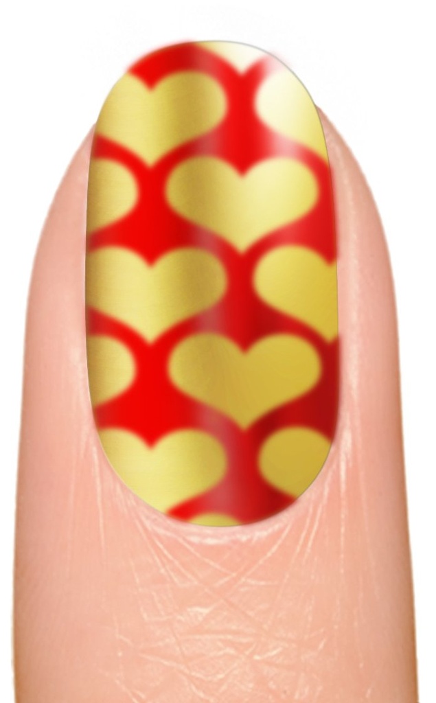 JESSICA Nailsy Nagelfolie Heart of Gold