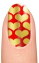 JESSICA Nailsy Nagelfolie Heart of Gold
