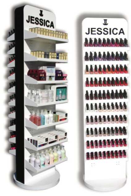 [PM760] JESSICA Display Floor Center (mit Aufsätzen)