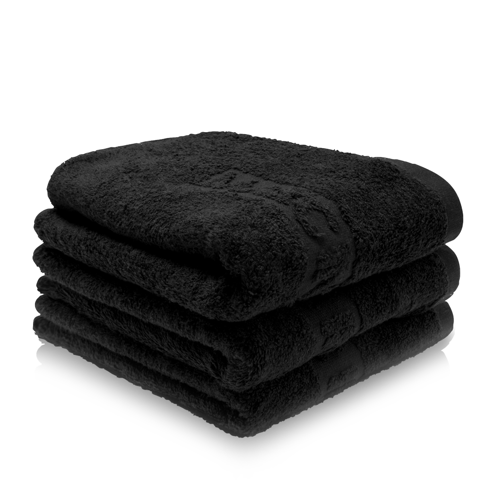 [441038] Mikrofasertuch Schwarz, 85x40 cm