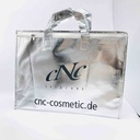 CNC-Tasche Silber mit Reißverschluss