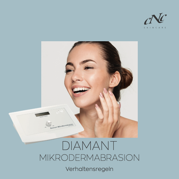 [PR8287] Setkarte Verhaltensempfehlungen Diamantmikrodermabrasion