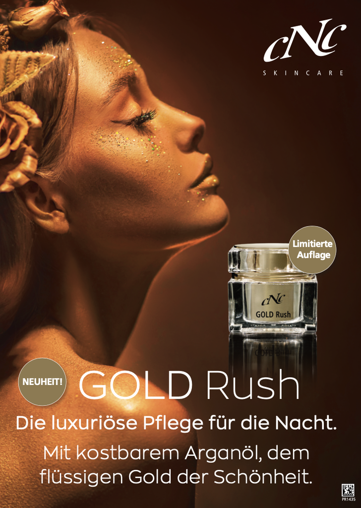 [PR1266] Deko-Ellipse GOLD Rush, 18 x 40 cm