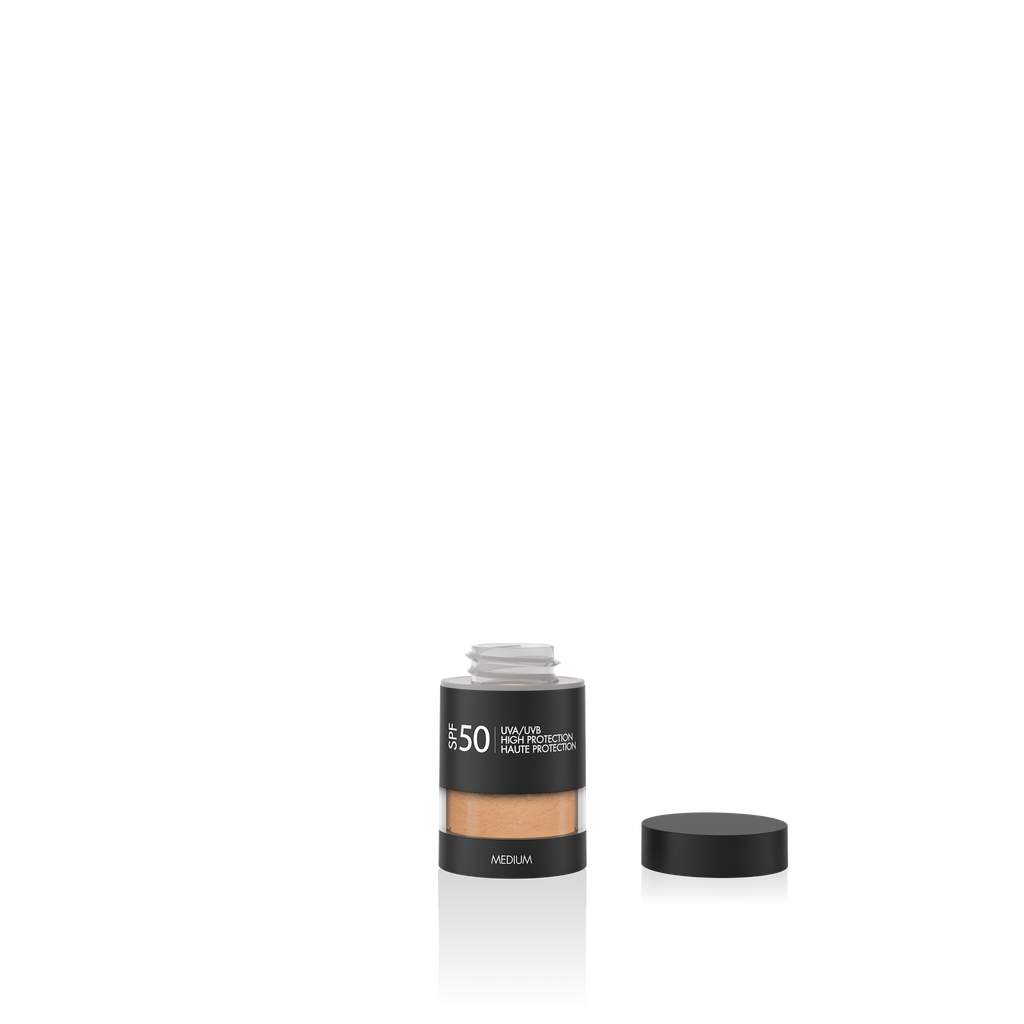 [MI121-1] Marc Inbane Tinted SPF 50 Powder Medium Refill Canister 